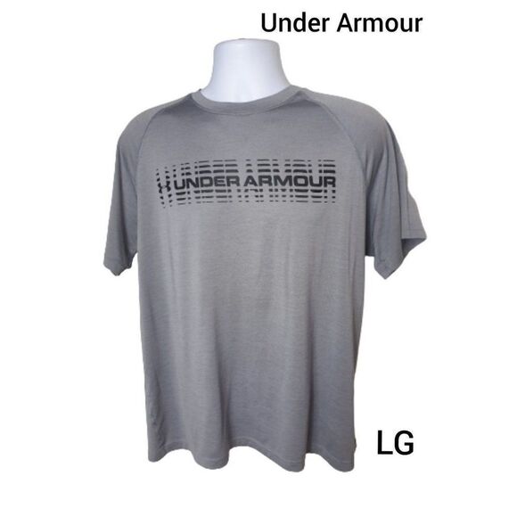 Under Armour Men's UA Tee Large Loose Fit Logo Heatgear Shirt Large NWOT - Picture 1 of 6